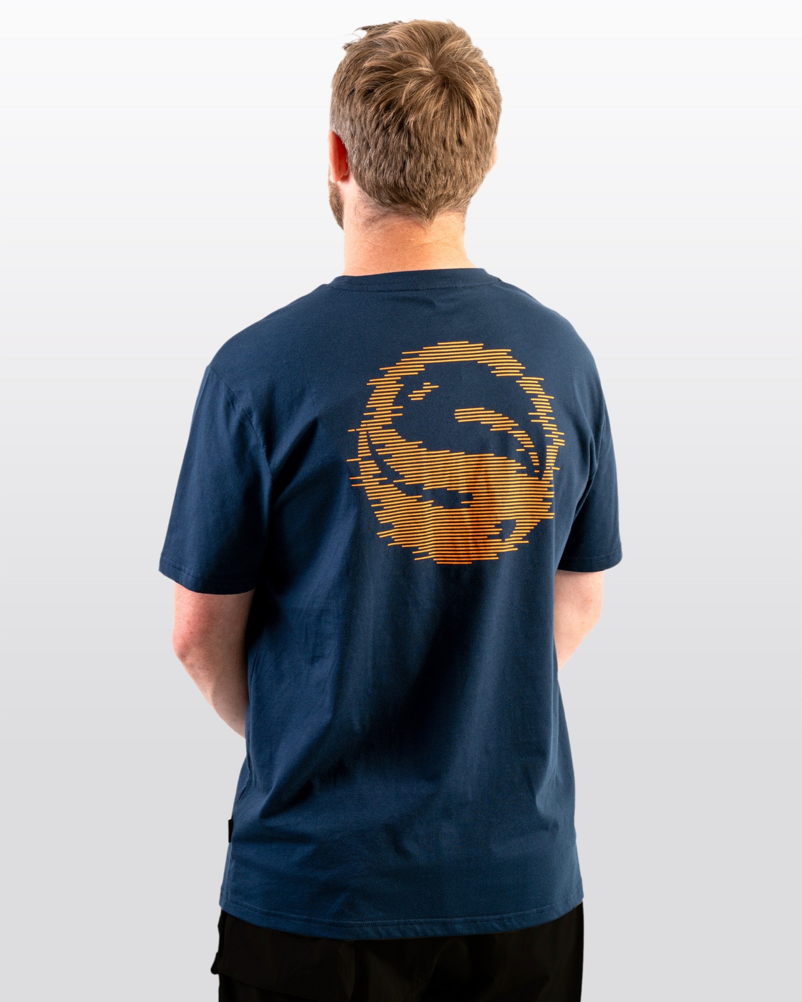 Guru Glitch Navy Tee_1