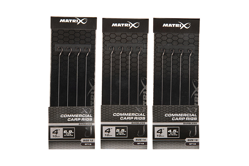 Matrix X1 Commercial Carp Rigs 4''