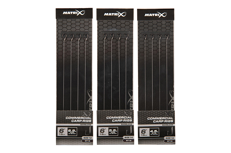 Matrix X1 Commercial Carp Rigs 6''
