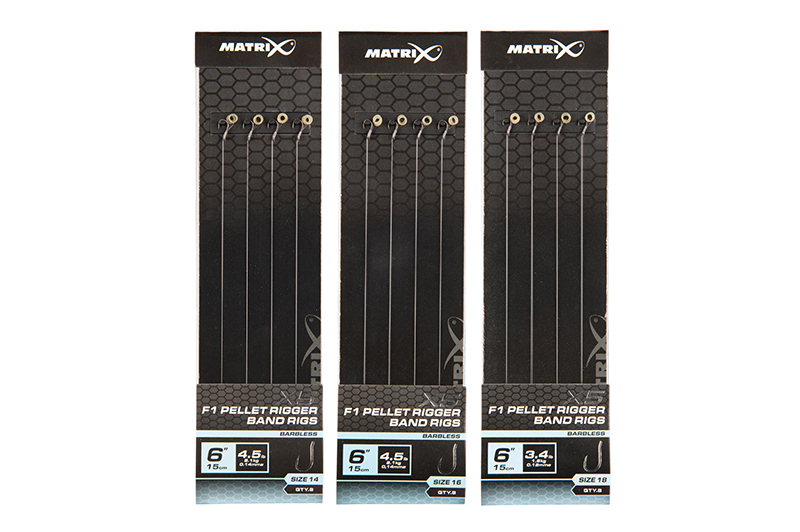 Matrix X5 F1 Pellet Rigger Band Rigs 15''