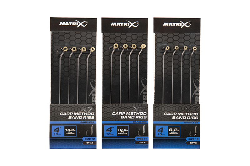 Matrix X7 Carp Method Band Rigs 4''