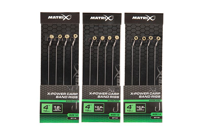 Matrix X8 X-Power Carp Band Rigs 4''