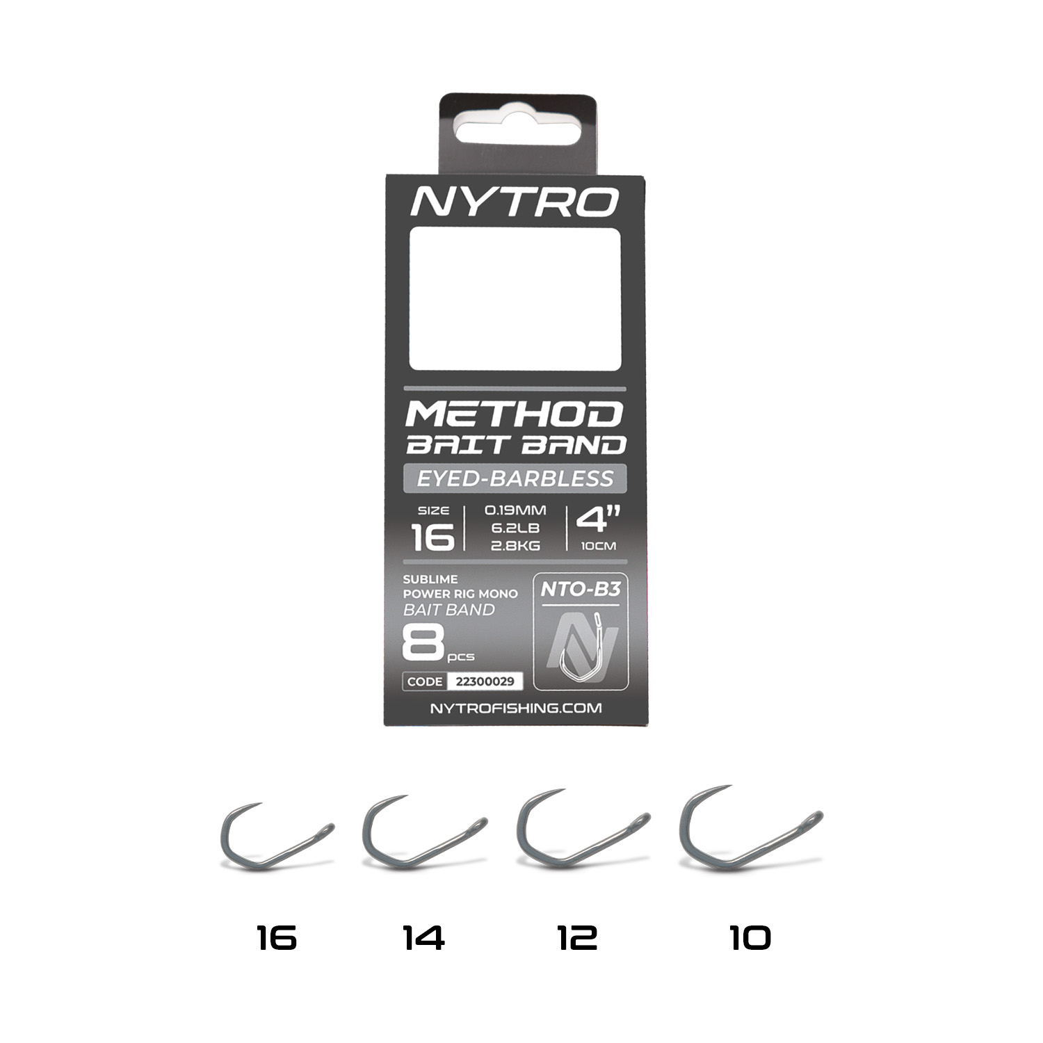 Nytro NTO-B3 Method Bait Band 4''