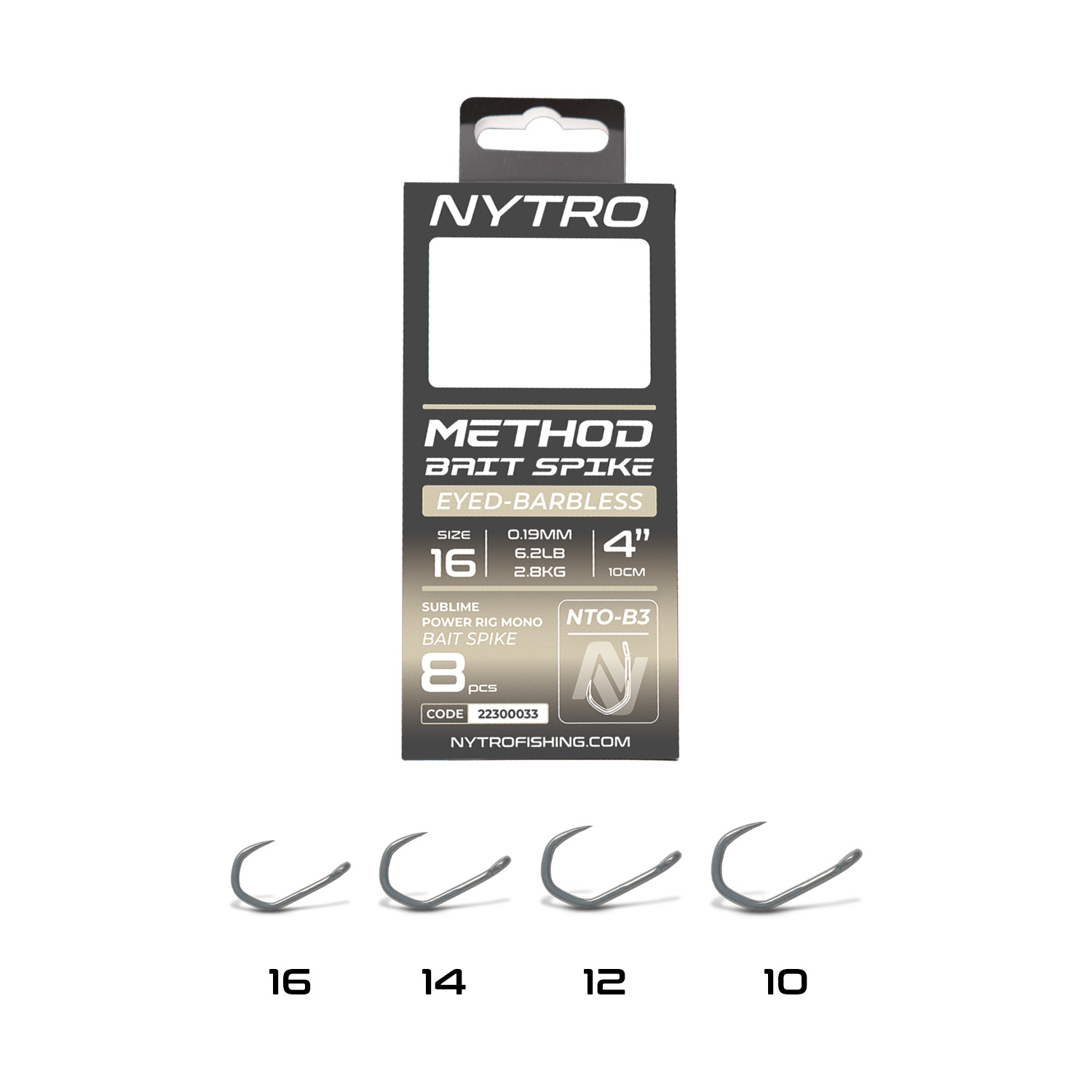 Nytro NTO-B3 Method Bait Spike 4''